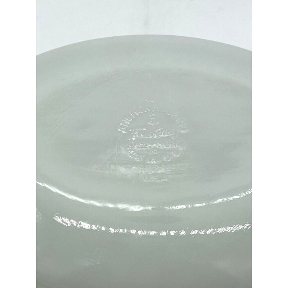 Anchor Hocking Fire King Oval Casserole Dish Blue Cornflower 433 - Picture 5 of 5